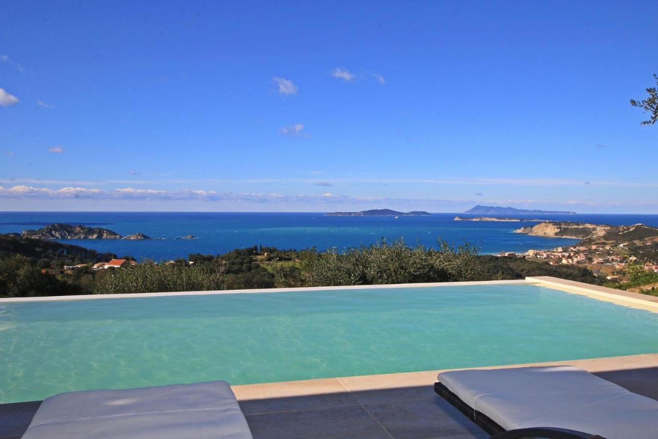 Sunset Sea View Villa 3 Agios Georgios Pagon Eksteriør billede