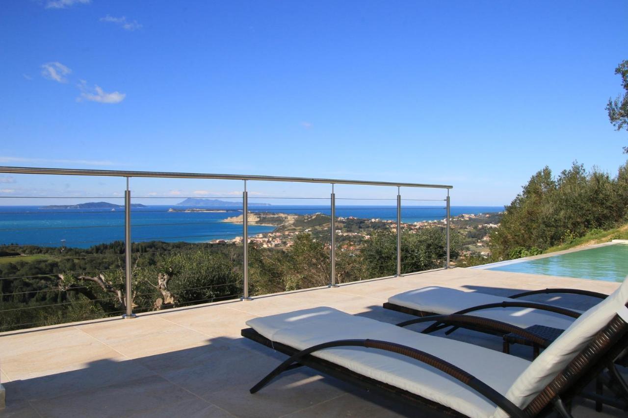 Sunset Sea View Villa 3 Agios Georgios Pagon Eksteriør billede