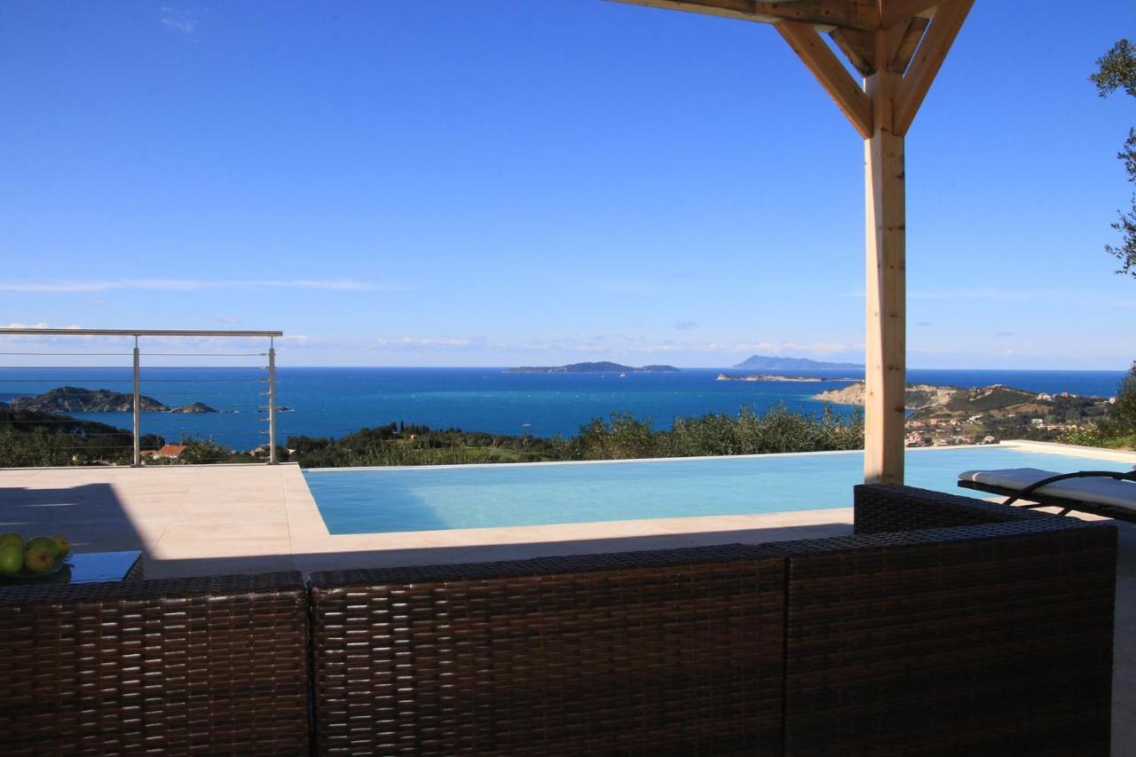 Sunset Sea View Villa 3 Agios Georgios Pagon Eksteriør billede
